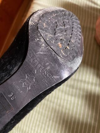 Zapatos de tacón negros lotusse 36