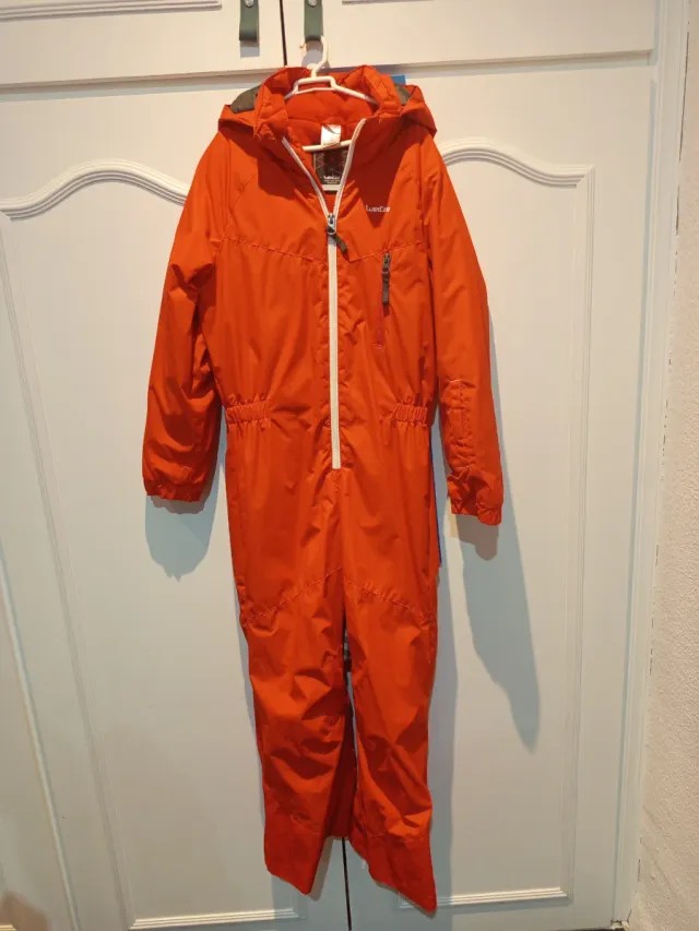 Mono esquí naranja T.8 niño/niña