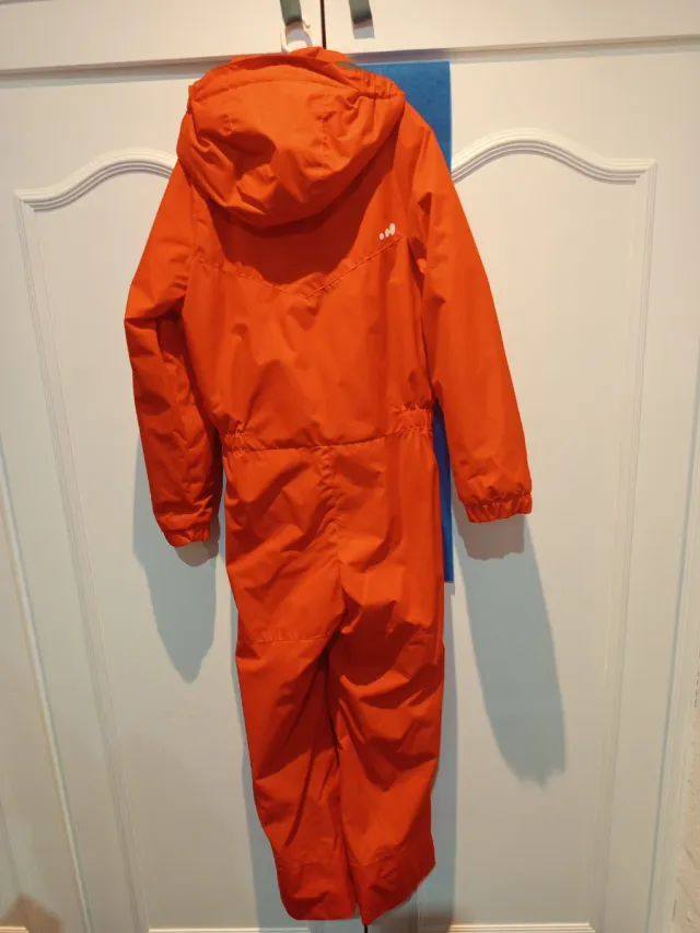 Mono esquí naranja T.8 niño/niña