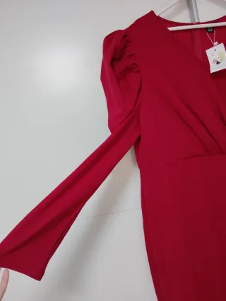 Vestido Rojo Fiesta Shein Talla 4XL