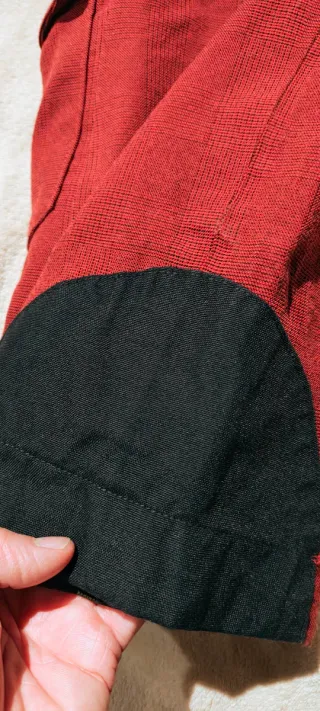 Pantaloni sci Columbia rosso borgogna