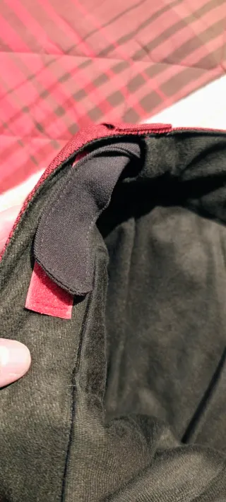 Pantaloni sci Columbia rosso borgogna