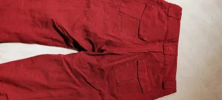 Pantaloni sci Columbia rosso borgogna