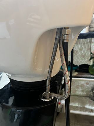 Rampa de lavagem e 2 cadeiras cabeleireiro