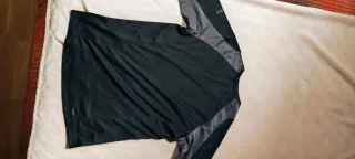 Maglietta Salewa uomo nera e grigia