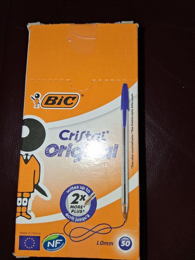 Bolígrafos BIC Cristal Original (50 uds)