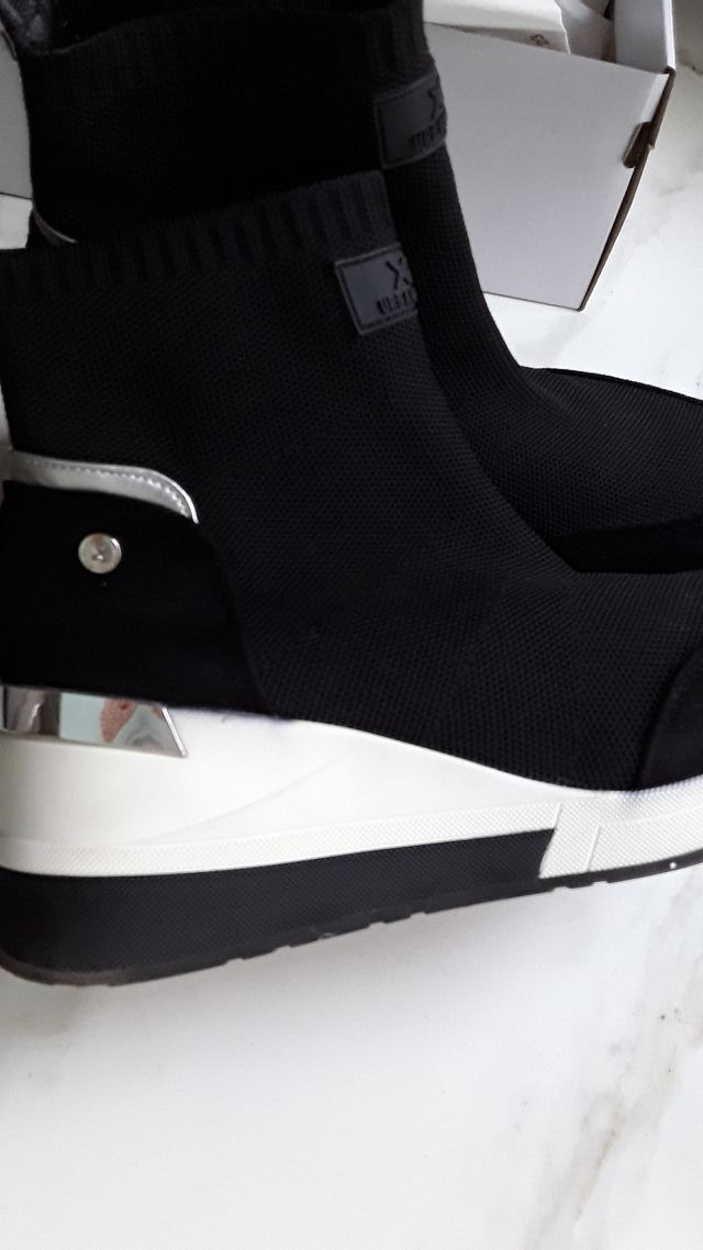 Botín elástico xti negro elastico