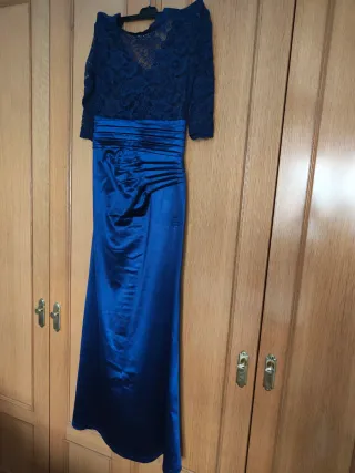 Vestido de fiesta azul