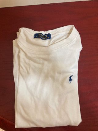 Camiseta Polo Ralph Lauren Niño Blanca Talla 12/13