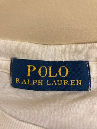Camiseta Polo Ralph Lauren Niño Blanca Talla 12/13