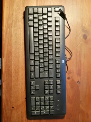 Teclado HP USB Negro