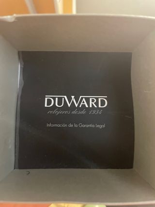 Reloj DUARD Plata y Blanco