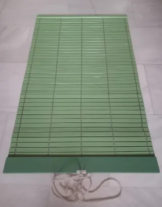 Persiana alicantina enrollabile verde in PVC