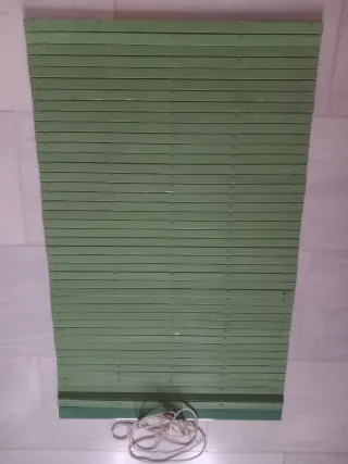 Persiana alicantina enrollabile verde in PVC