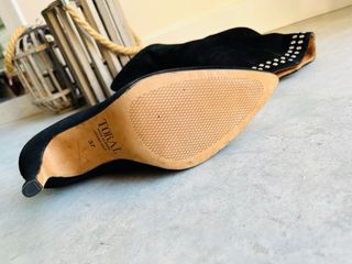 Botines Toral ante tachuelas negro T37