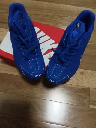 Nike Shox Scarpe Uomo Tg 43 Blu Nuove
