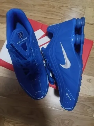 Nike Shox Scarpe Uomo Tg 43 Blu Nuove