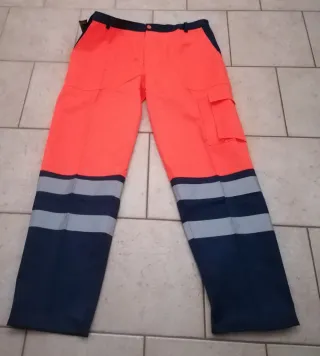 Pantaloni alta visibilità SIR arancione/blu tg 58