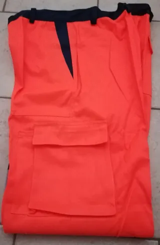 Pantaloni alta visibilità SIR arancione/blu tg 58