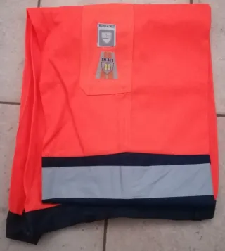 Pantaloni alta visibilità SIR arancione/blu tg 58