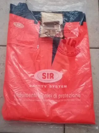 Pantaloni alta visibilità SIR arancione/blu tg 58