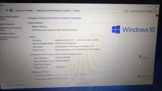 PC Asus Windows 10 Home Da cambiate batteria