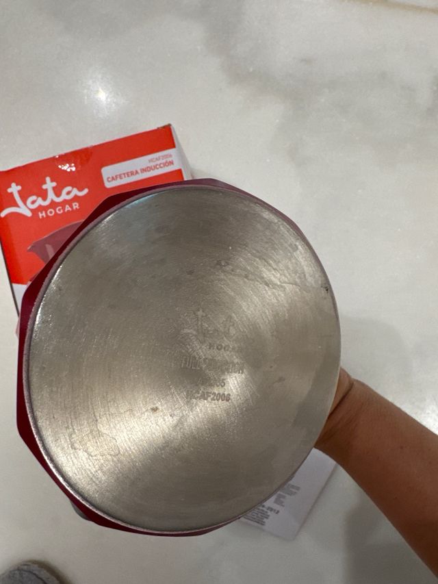 Cafetera Jata Vulcano Inducción Roja