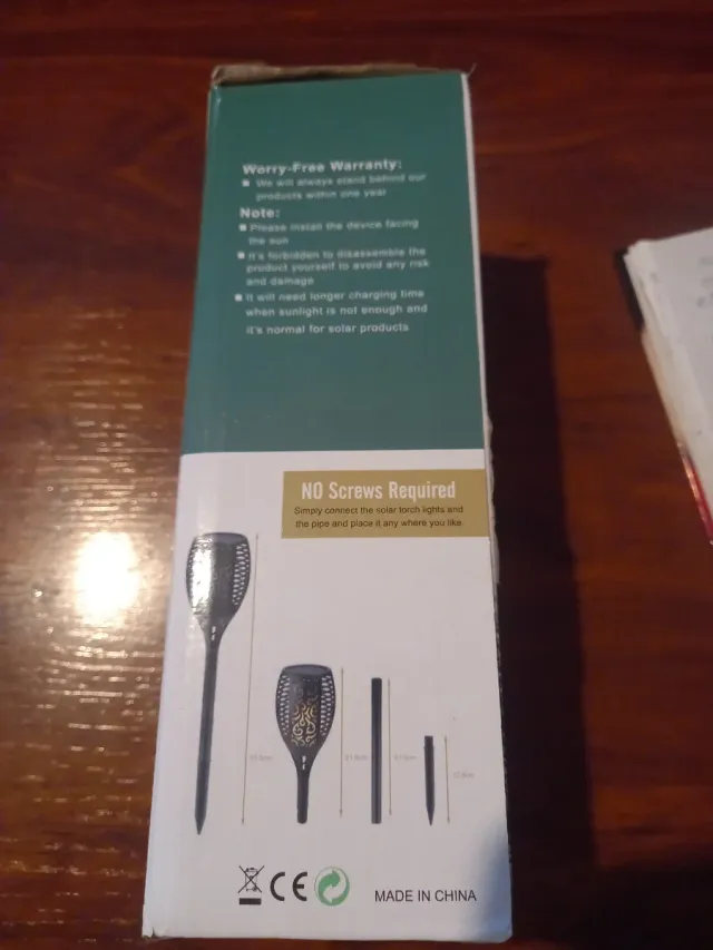 Antorcha Solar LED Llama