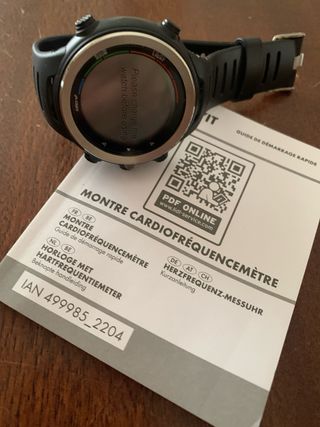 Orologio Crivit unisex mai usato nero cardiofreque