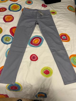 Pantaloni slim Terranova grigi taglia L nuovi