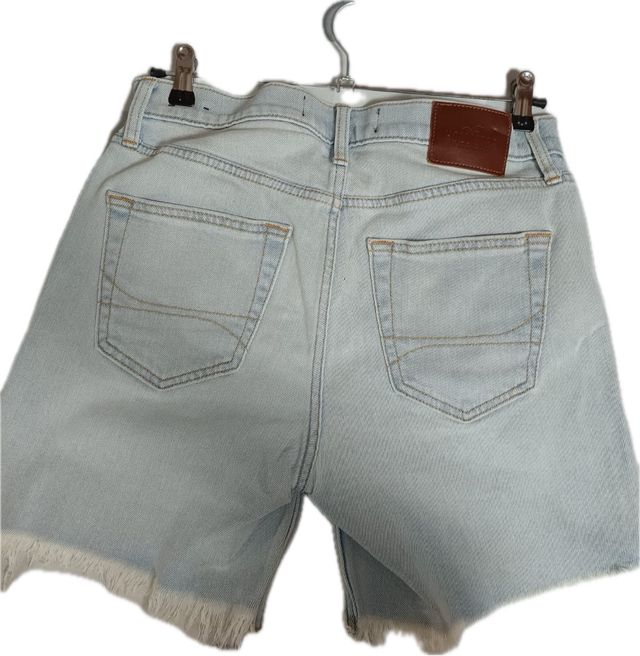 Bermudas Hollister Desgastadas Azul