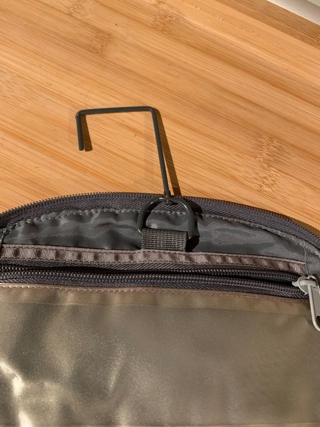 Necessaire Organizador Samsonite Azul e Cinza + brinde