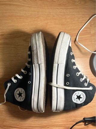 Converse Botas Doble Suela Negras