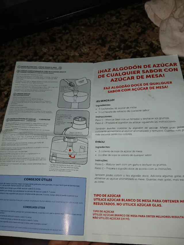 Máquina de algodón de azúcar Chef de Algodón