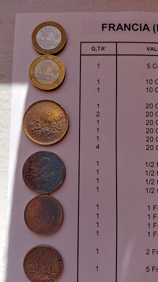 Franchi Francesi - Lotti di Monete dal 1960
