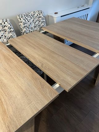 Mesa comedor roble extensible 140-180cm