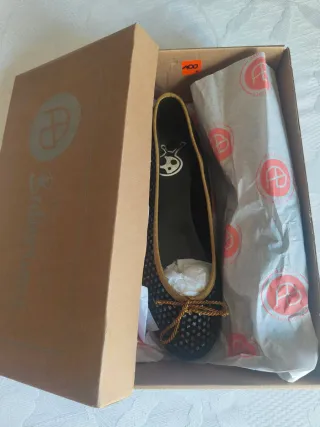 Bailarinas Atelier de Ballerinas negras y doradas