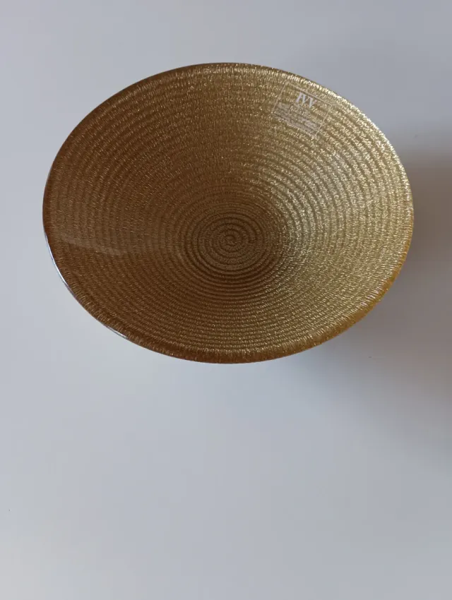 Centrotavola IVV dorato dipinto a mano