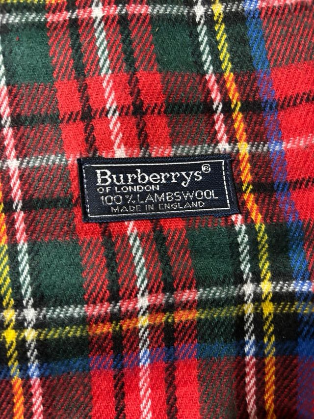 Bufanda Burberry Tartán Lana Multicolor