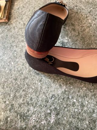 Scarpe nere con fibbia gioiello