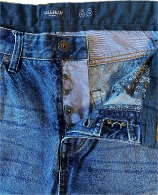 Vaqueros cortos Pull&Bear hombre azul oscuro