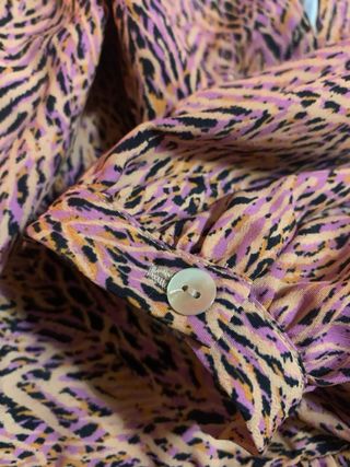 Vestido Zara estampado manga larga