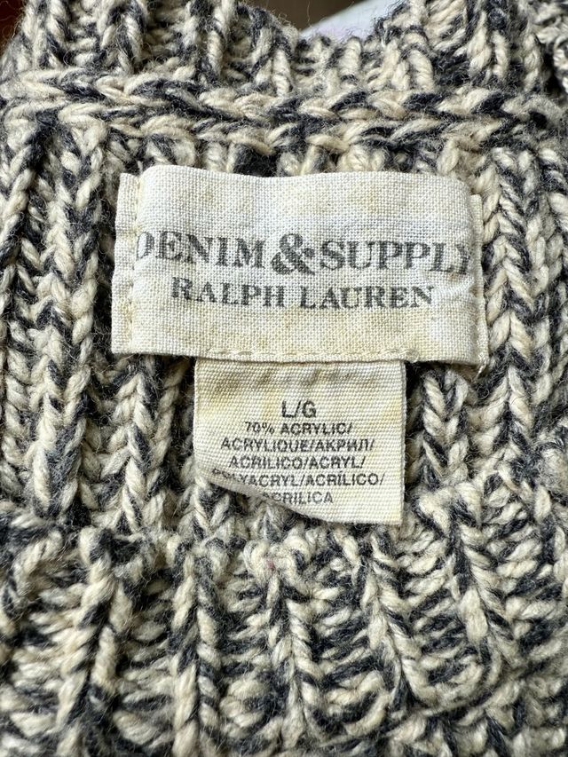 Jersey Polo Ralph Lauren Mujer Beige/Negro