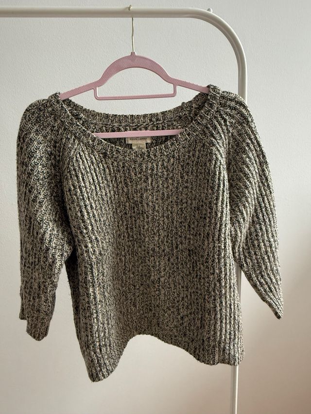 Jersey Polo Ralph Lauren Mujer Beige/Negro