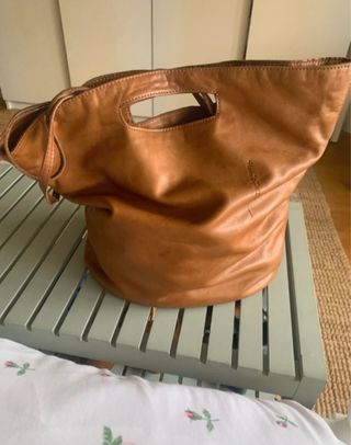 Bolso Hakei Piel Marrón