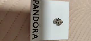 Charm Pandora Rueda Mariposas Azul y rosa