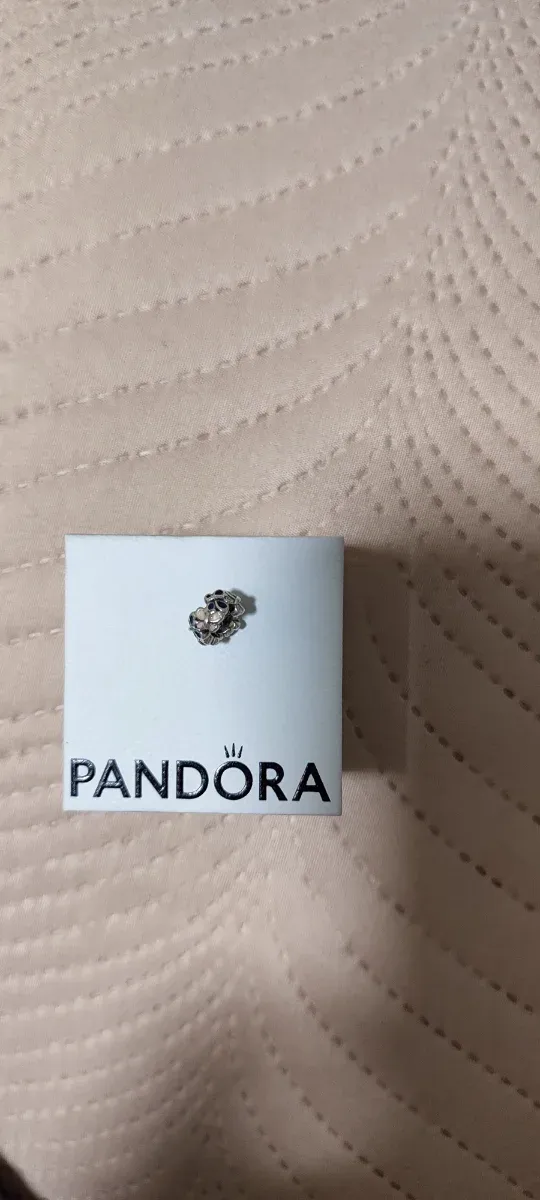 Charm Pandora Rueda Mariposas Azul y rosa