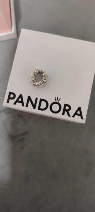 Charm Pandora Rueda Mariposas Azul y rosa