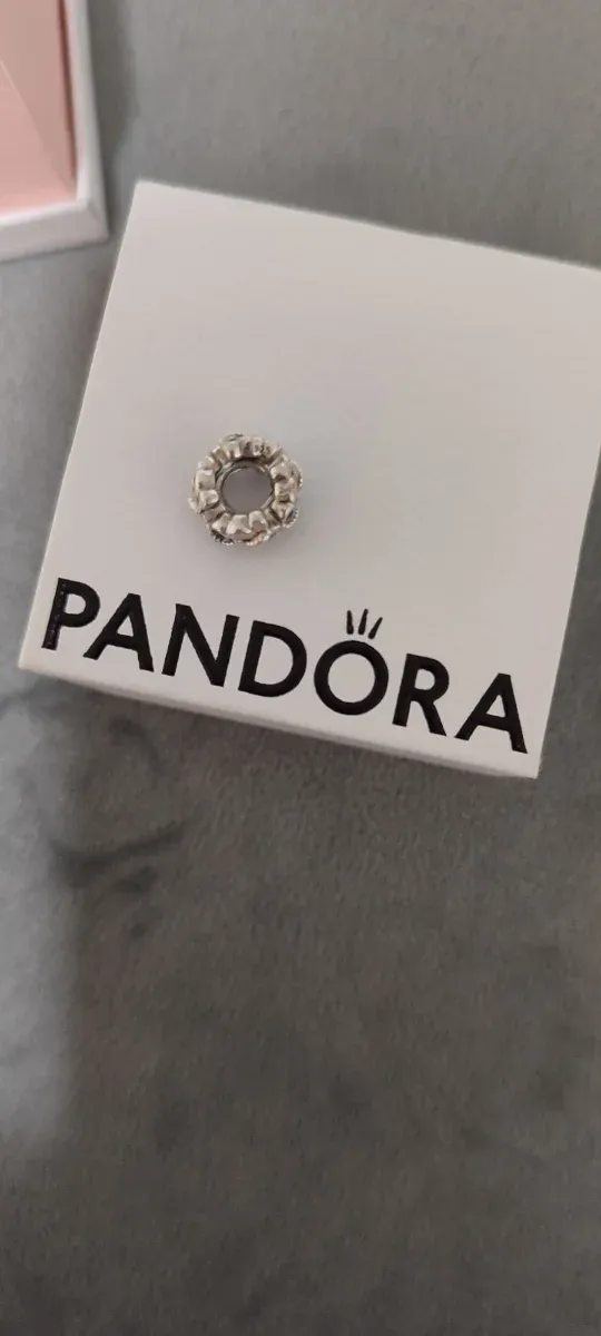 Charm Pandora Rueda Mariposas Azul y rosa