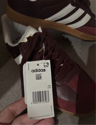 Zapatillas Adidas Burdeos Talla 38